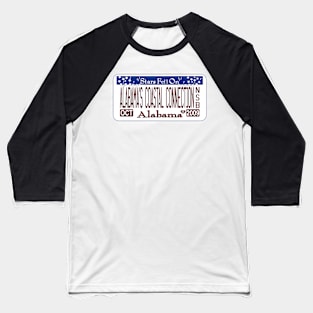 Alabama's Coastal Connection National Scenic Byway license plate Baseball T-Shirt